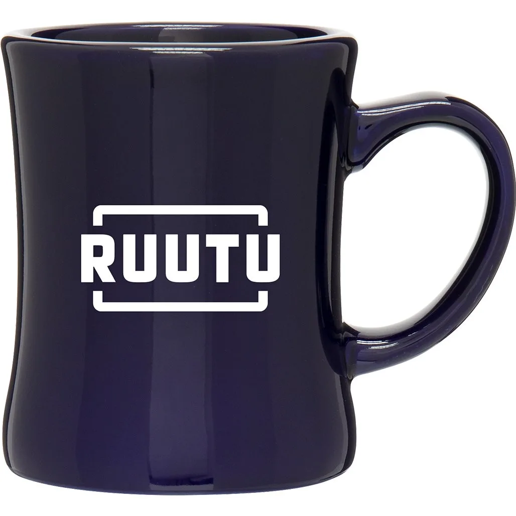 14 oz Luna Ceramic Mug (Cobalt Blue)