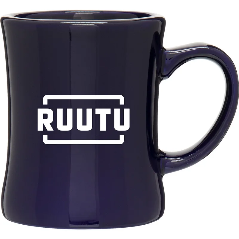 14 oz Luna Ceramic Mug (Cobalt Blue)