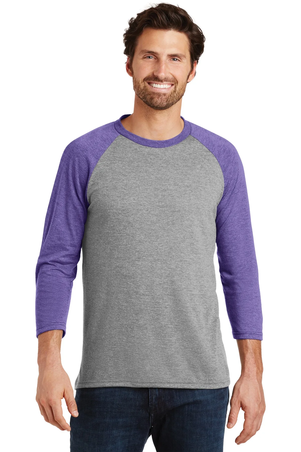 District ® Perfect Tri® 3/4-Sleeve Raglan.