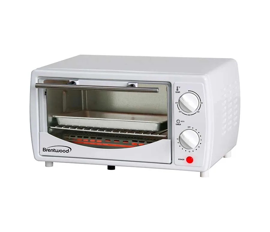 9 Liter White Toaster Oven