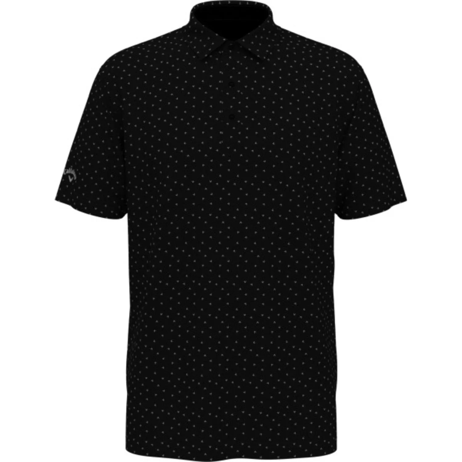 Callaway® Micro Chev Print UPF 50+ Men's Polo Shirt with Custom Logo view 6