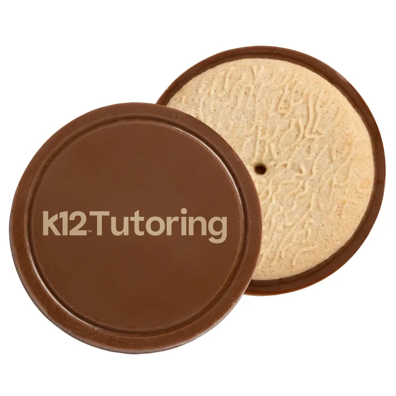 Etched Round Chocolate Cookie view 2