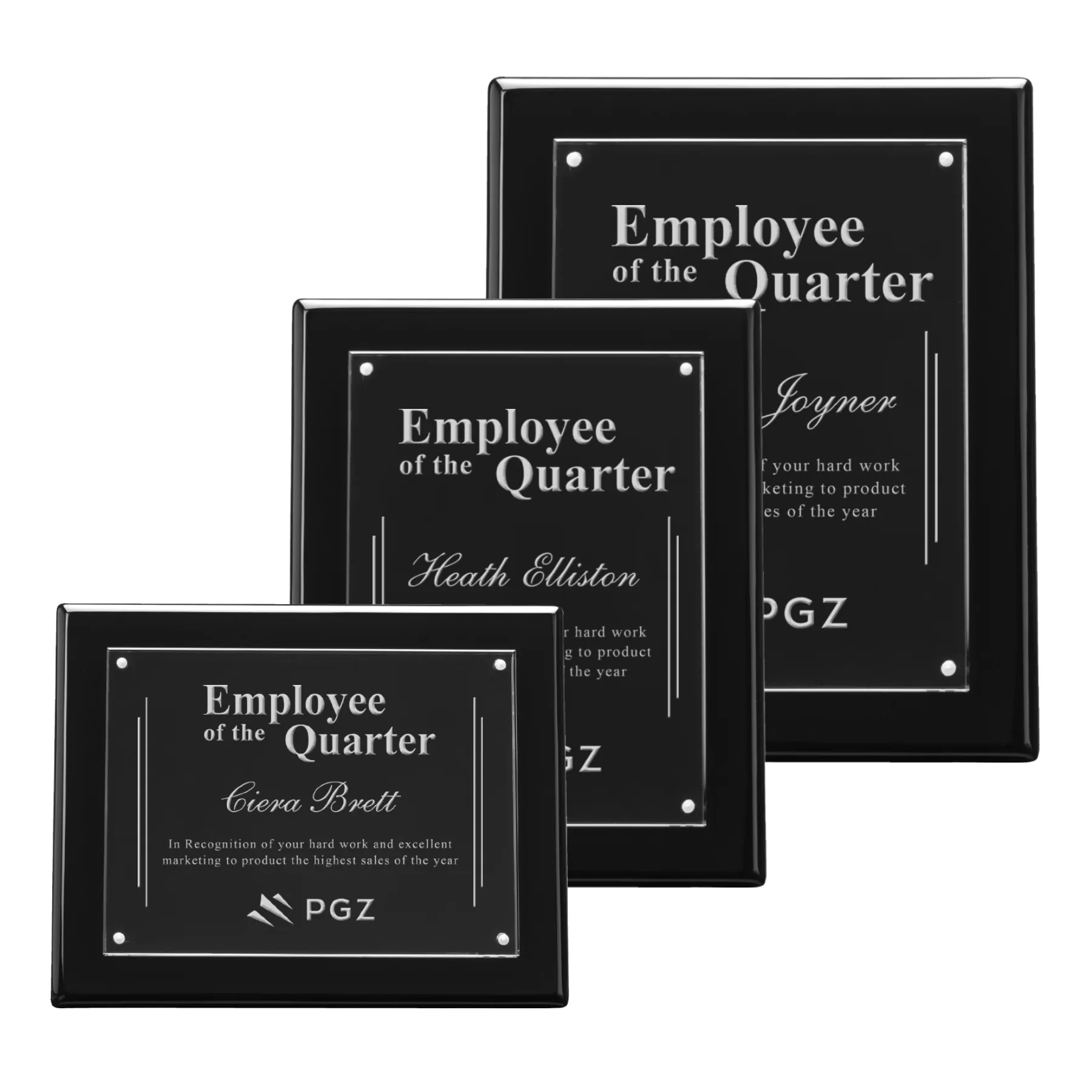 Laser Engraving, Black