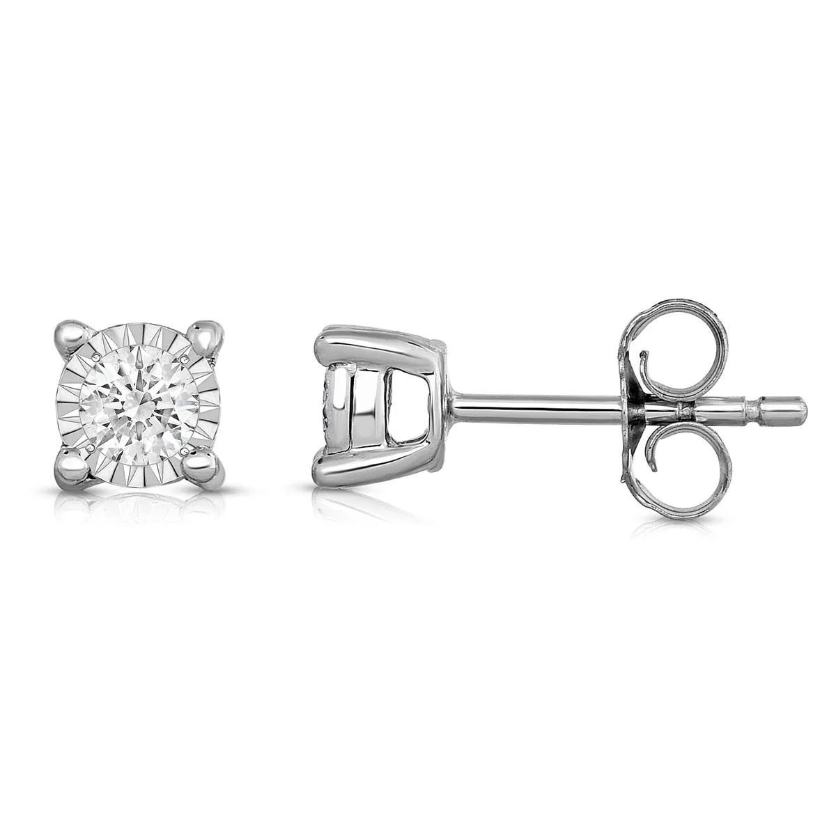 Jilco Inc Diamond Solitaire Earrings - .25twt
