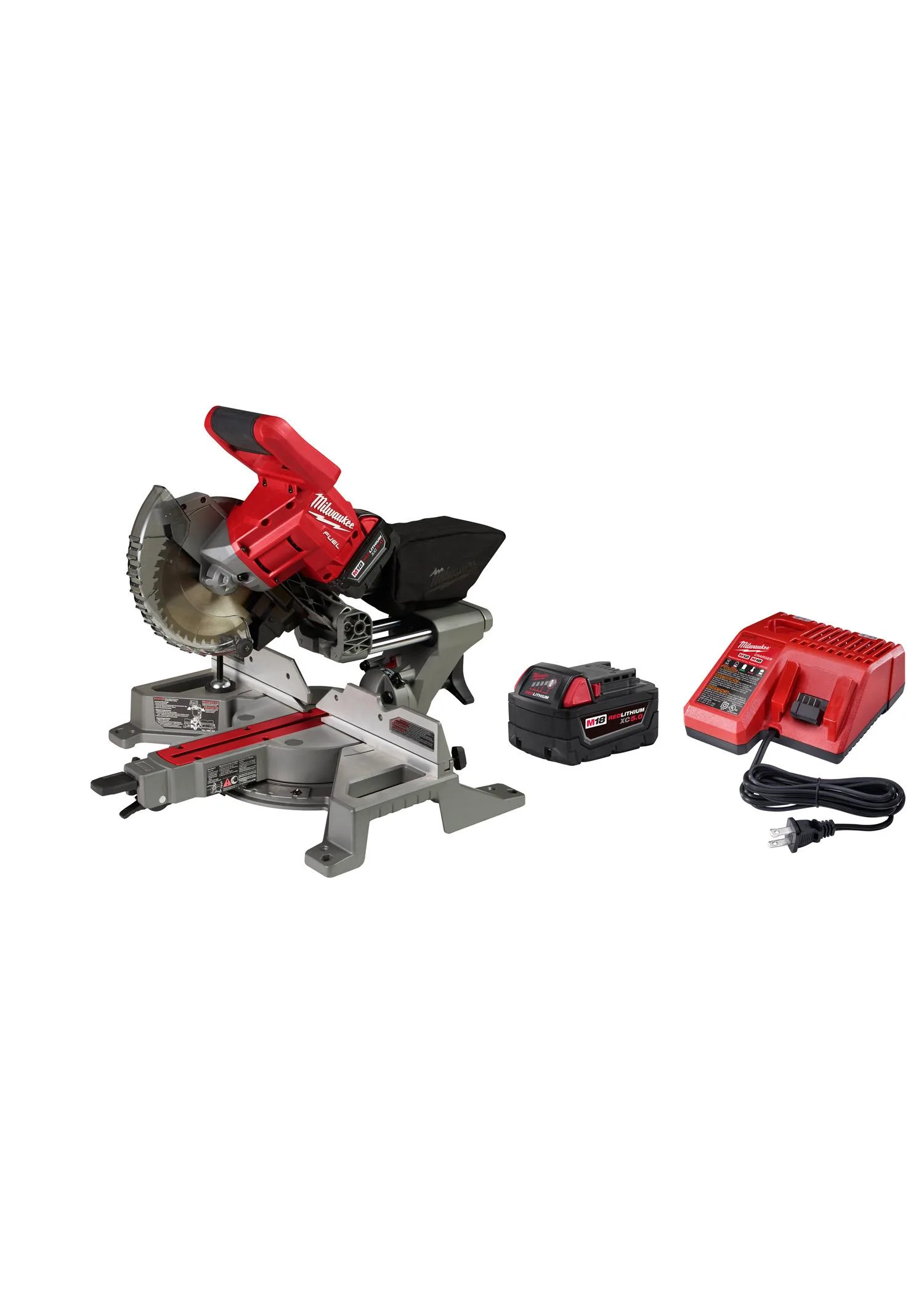 Milwaukee M18 Fuel 7.25" Dual Bevel Sliding Miter Saw Kit