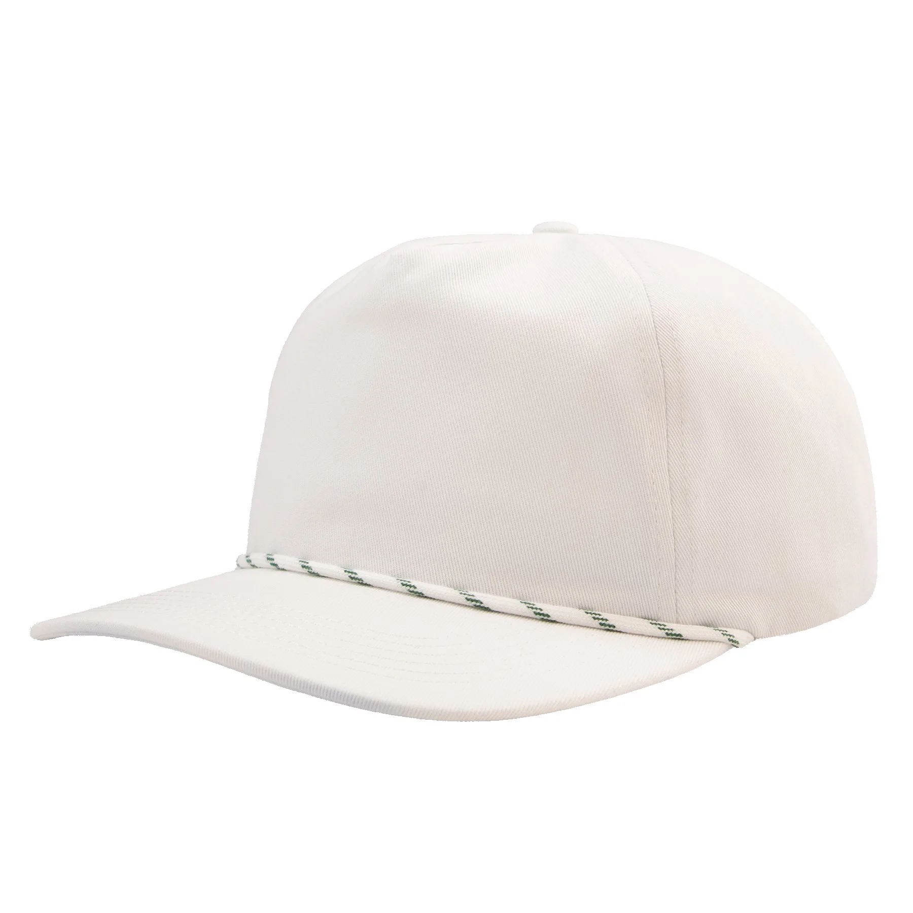 5-Panel Mid-Profile Chino Twill Classic Fit Cap view 6