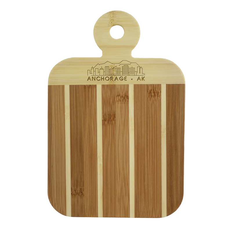 Striped Paddle Anchorage City Skyline Board