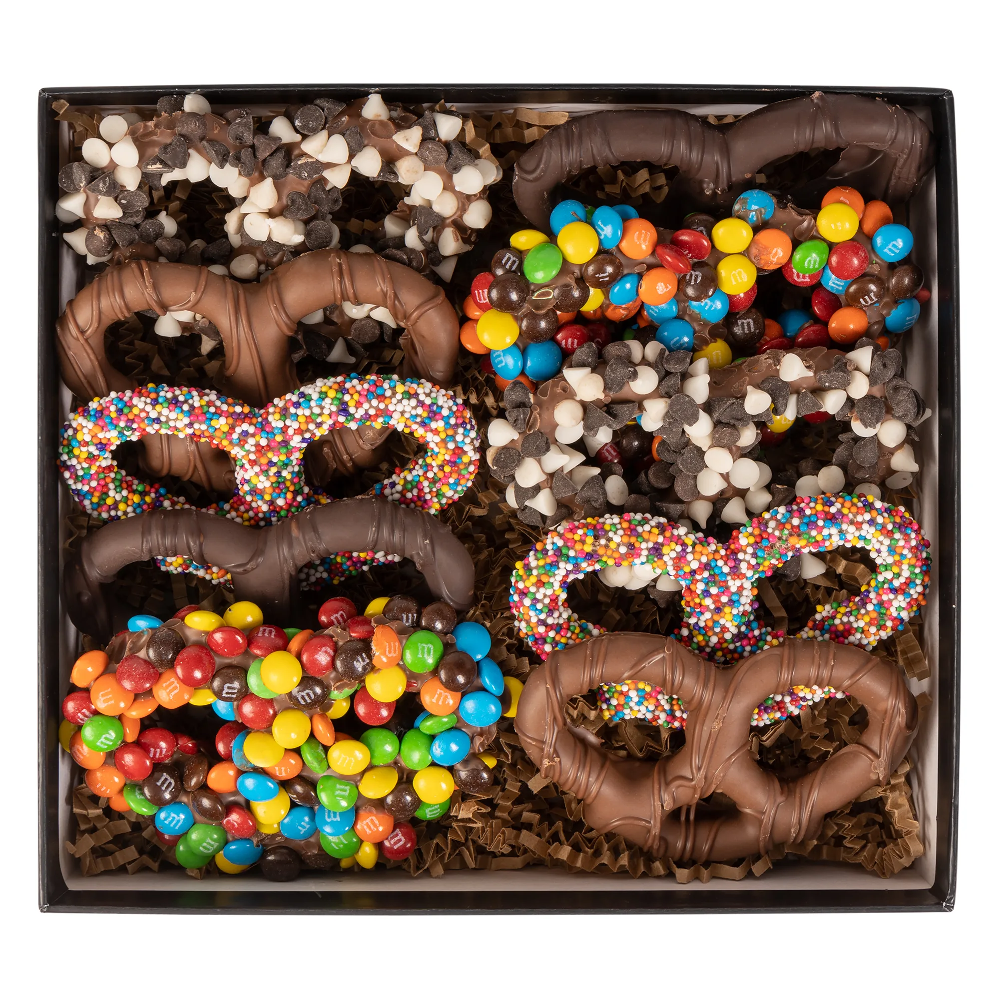 Premier Pretzel Deluxe Gift Box with Full Color Lid view 2