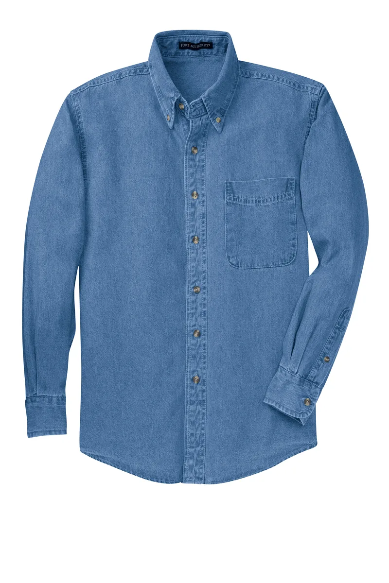 Port Authority® Long Sleeve Denim Shirt.