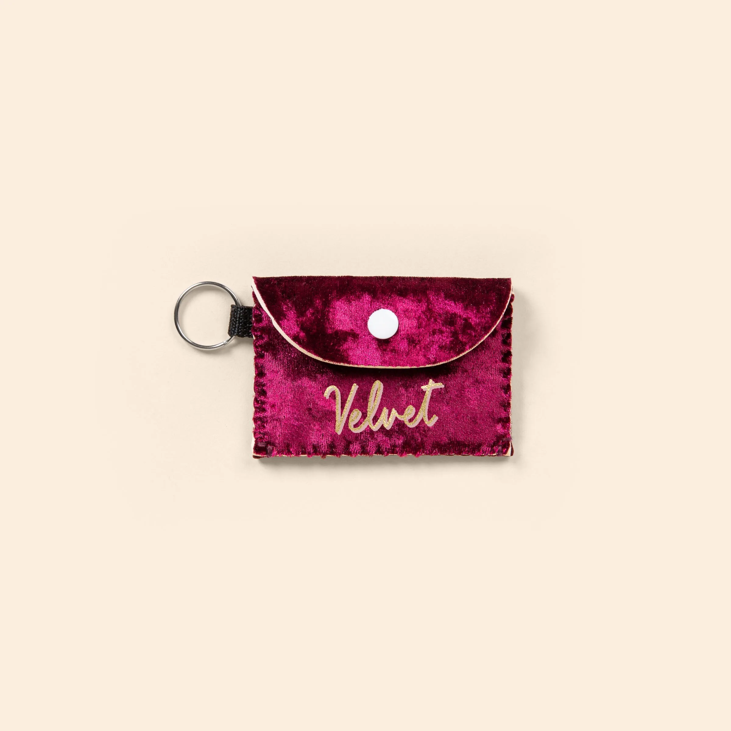 Bend & Snap Velvet Neoprene Card Wallet