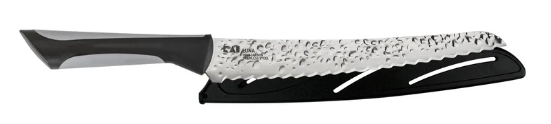 Kai Housewares Luna 9" Bread Knife With Sheath & Soft Grip Handle