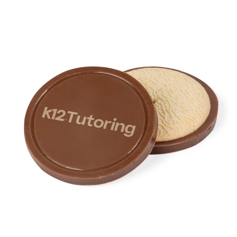 Etched Round Chocolate Cookie view 3