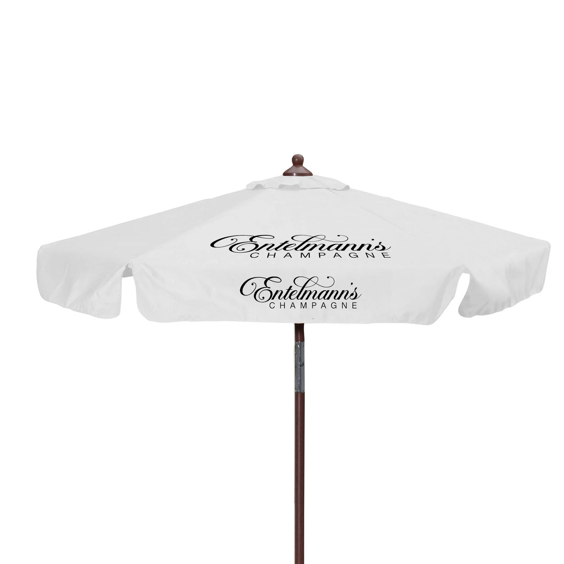 7' Wood Look Tilting Market Umbrella Kit With Valance 2 Imp view 7