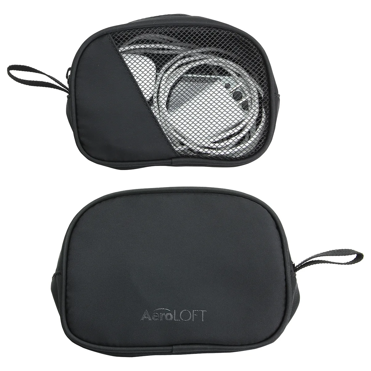 AeroLOFT® Jet Black Tech Organizer Mesh Pouch view 2