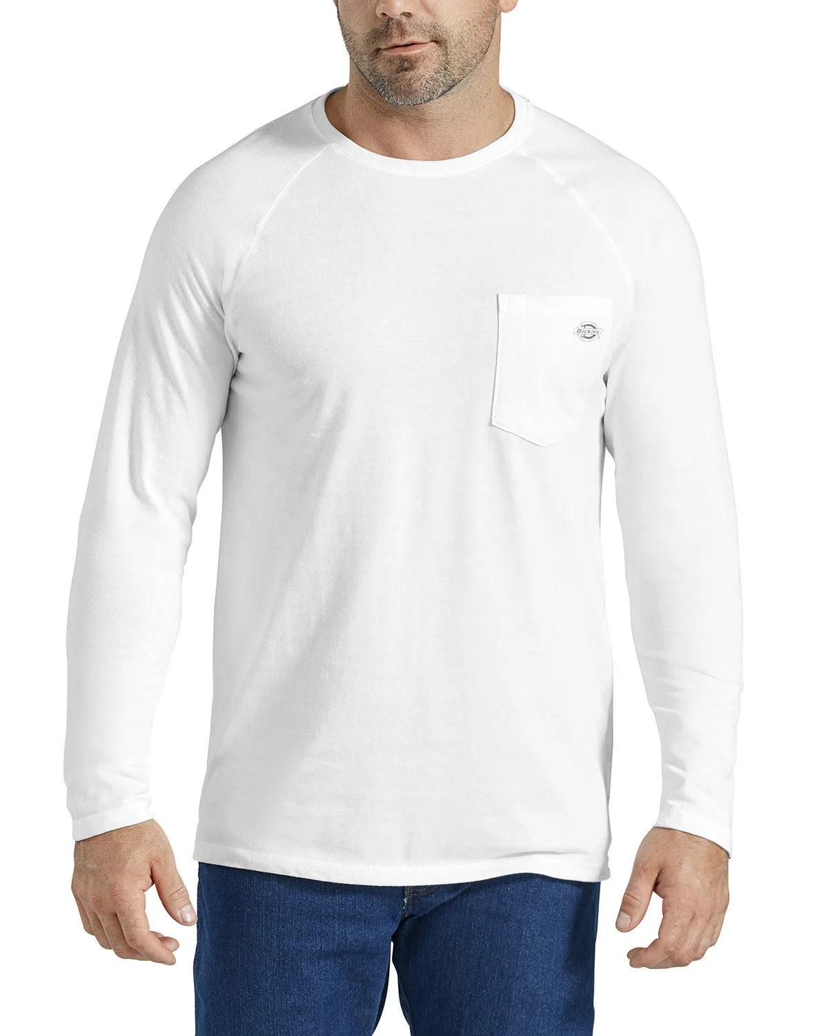 Williamson-Dickie Mfg Co Men's Tall Temp-iQ Performance Cooling Long Sleeve Pocket T-Shirt view 7