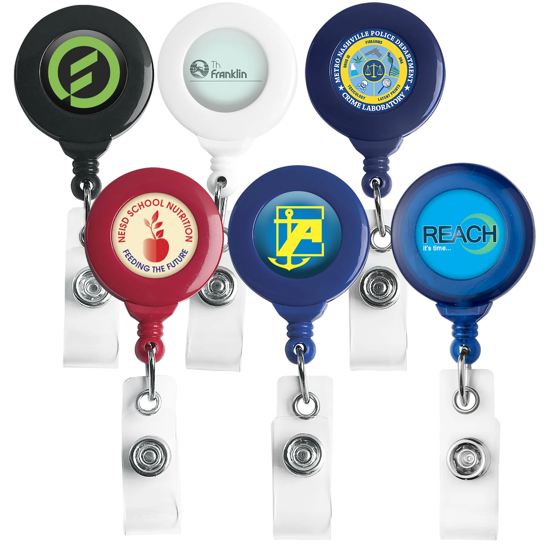 No Twist Retractable Badge Reel