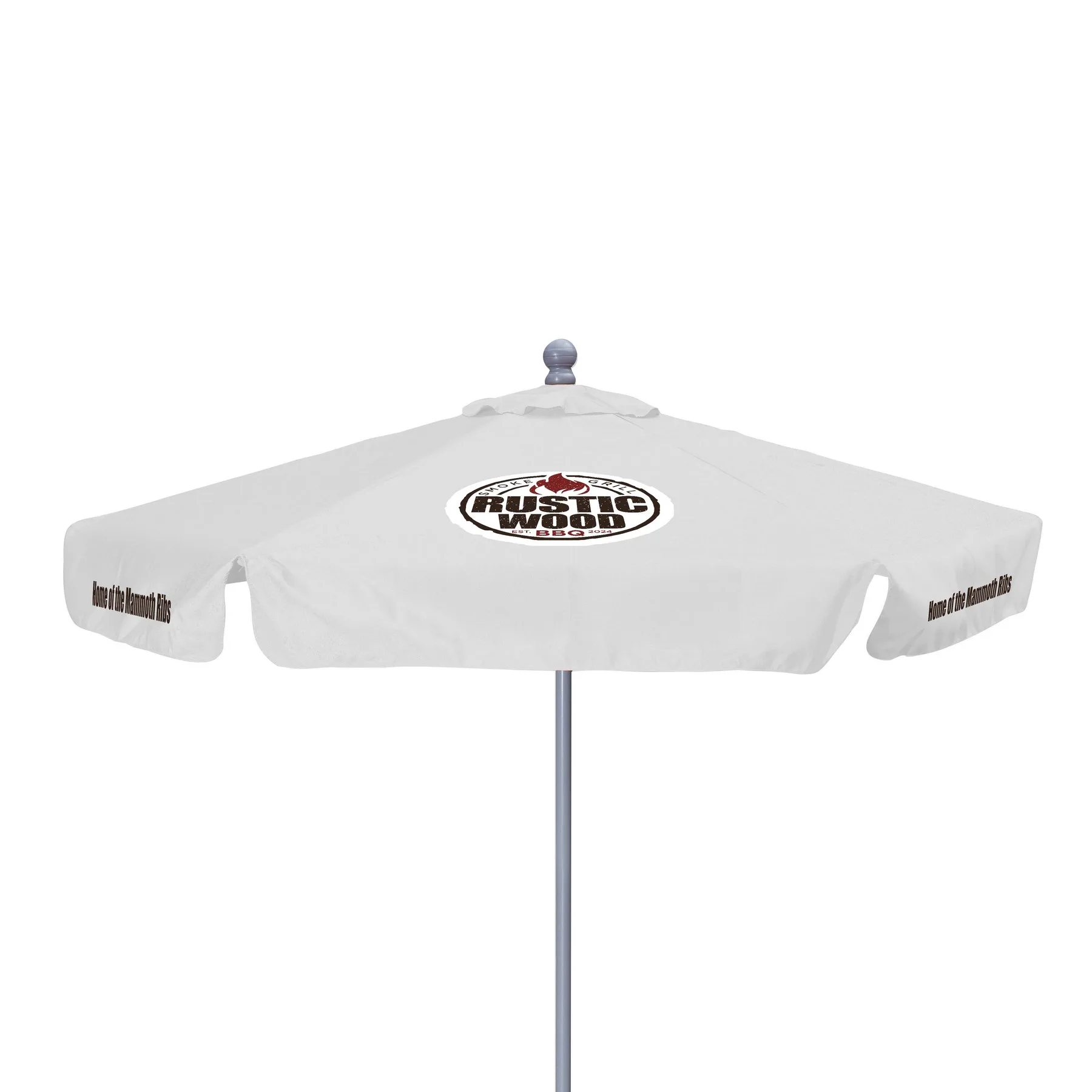 7' Deluxe Market Umbrella Kit With Valance (6 Imprints) view 7