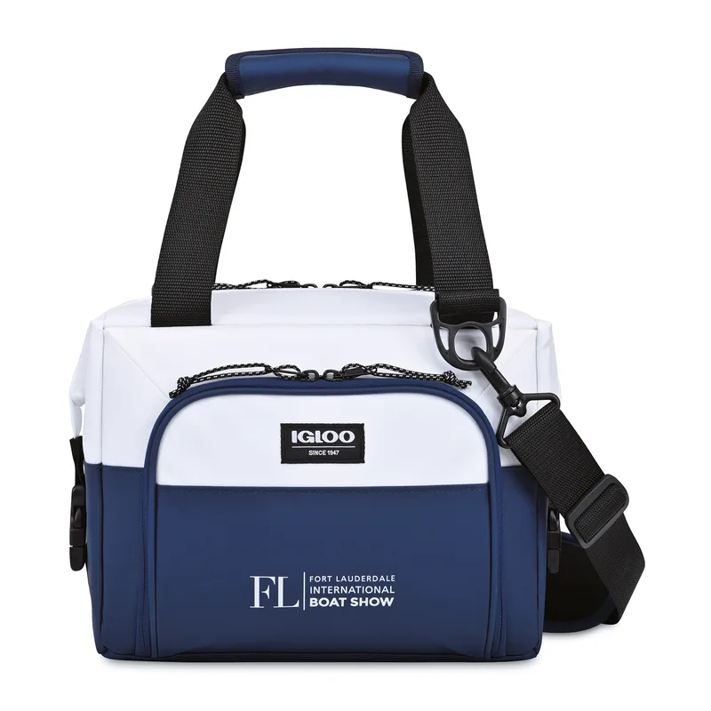 Igloo® Seadrift™ Snap Down 12 Can Cooler - Navy-White