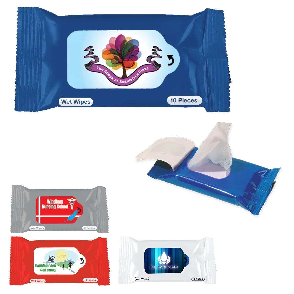 Wet Wipe Packet view 2