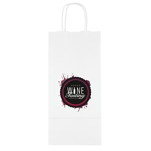 Vino - White Shopper - ColorVista (5 1/2" x 3 1/2" x 13")