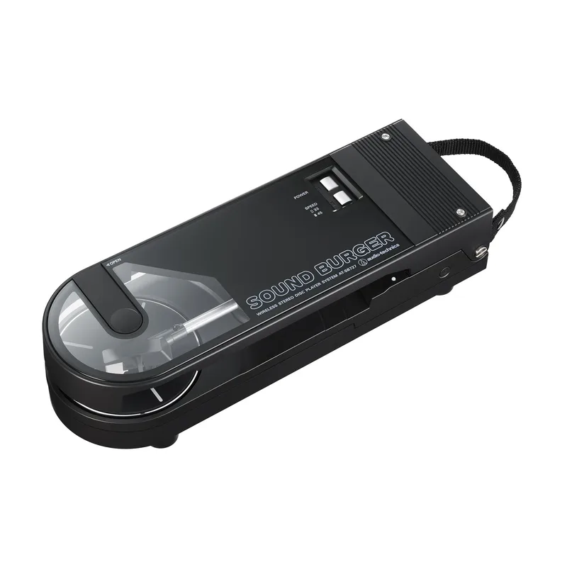 Audio-Technica Sound Burger Portable Bluetooth Turntable - Black