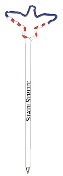 Eagle USA Flag Multi-Color Inkbend Standard, Bent Pen