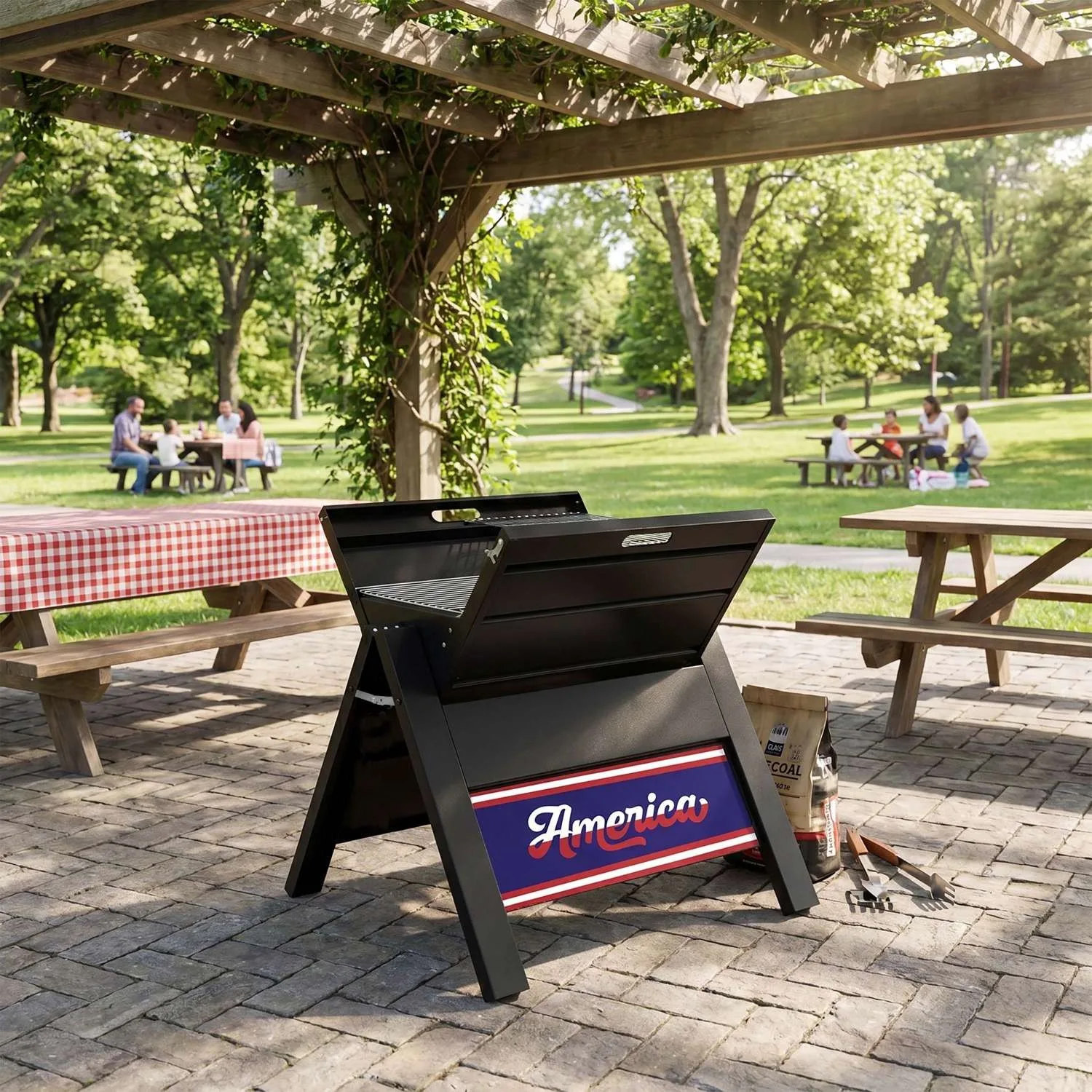 Giant Tailgate Grill view 7