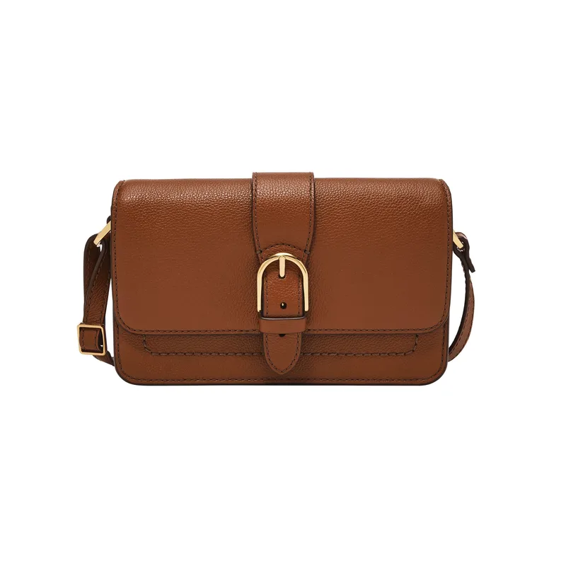 Fossil Zoey Small Crossbody Brown Bag