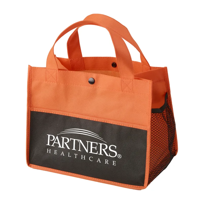 Mini Snap Non-Woven Lunch Tote Bag view 4