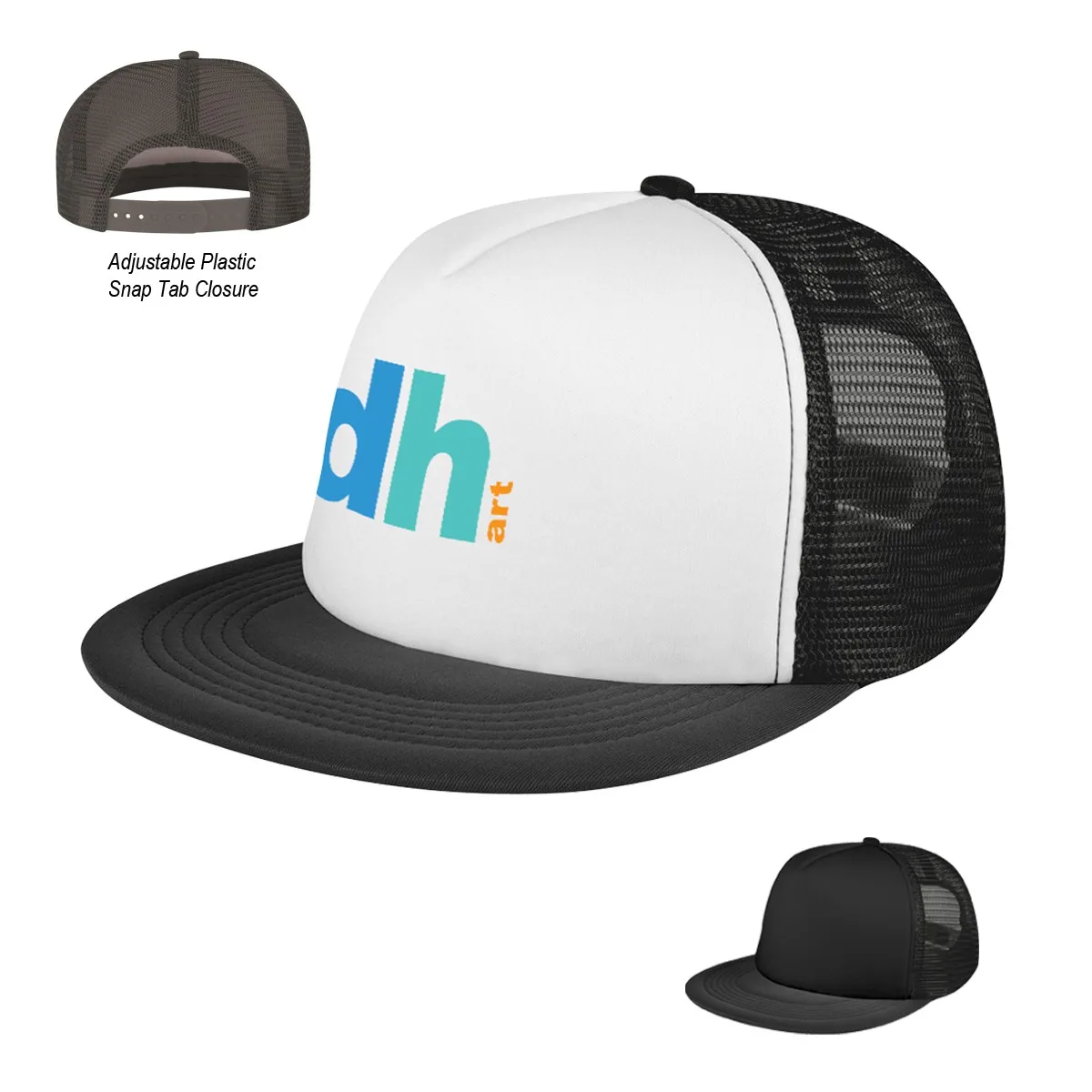 Flat Bill Trucker Cap view 2