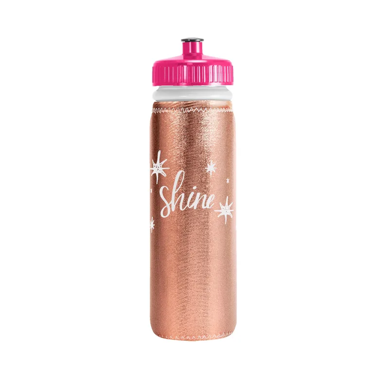 22 Oz. Van Metro Metallic Sport Bottle w/Sleeve & Push-Pull Lid view 5