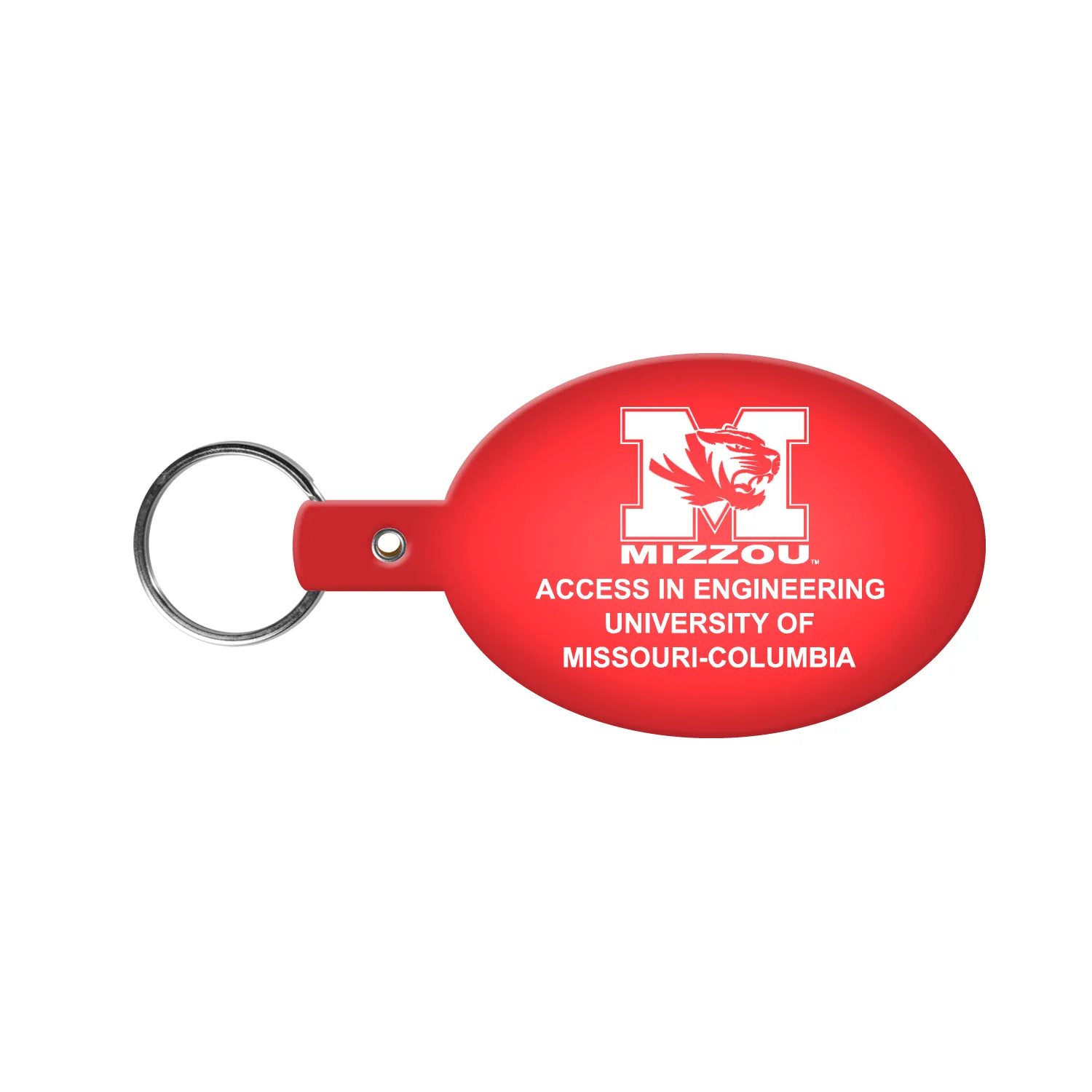 Oval Flexible Key Tag view 3