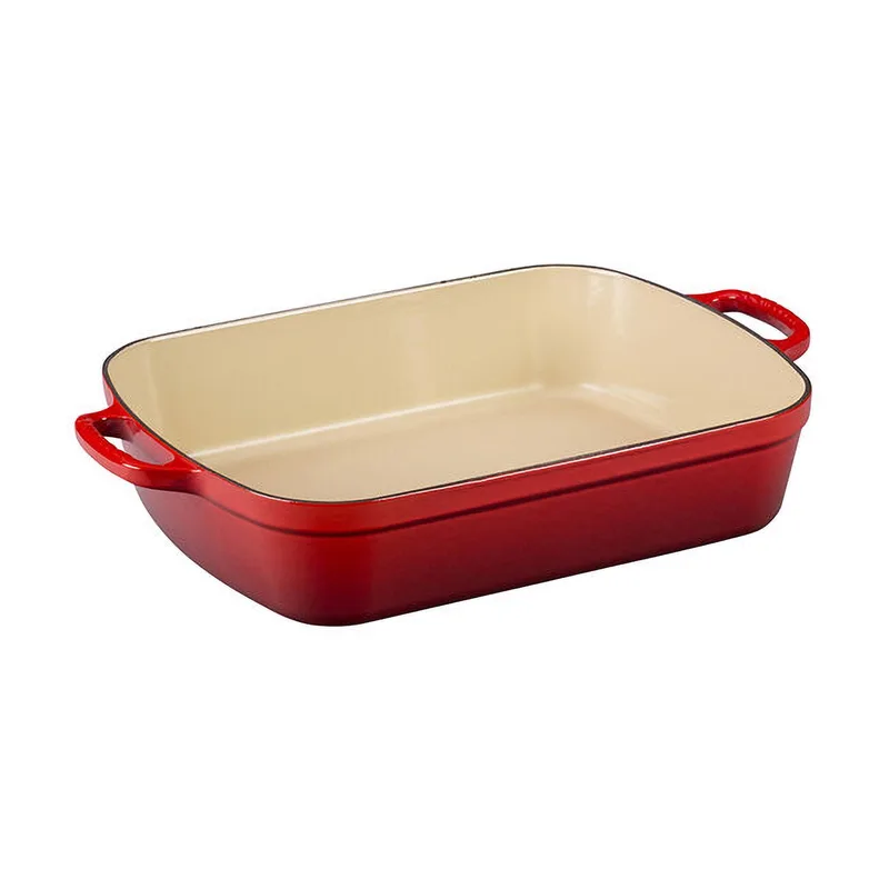 Le Creuset 5.25Qt Signature Cast Iron Roaster Cerise