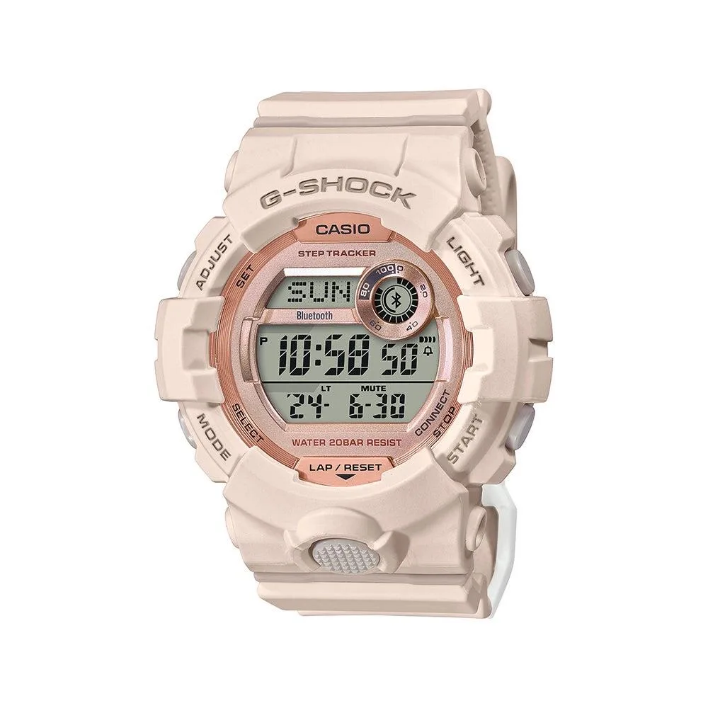 G-Shock Ladies G-Shock Sport Bluetooth Digital Pastel Pink Watch