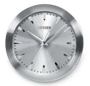 Citizen® Gallery Circular Wall Clock w/Gray Dial