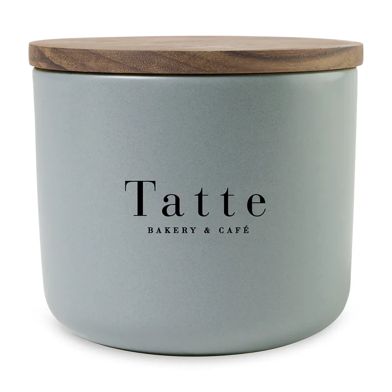 Be Home® Brampton Stoneware Container - Medium - Light Grey