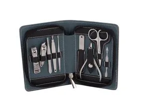 Vivitar® Gray 10-Pc Essentials Nail Care Kit w/Case