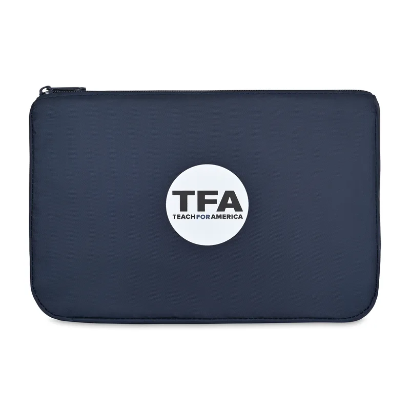 Arlo rPET Zippered Pouch - Navy