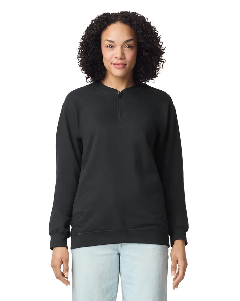 Gildan® Unisex Softstyle® Midweight 1/4 Zip Sweatshirt