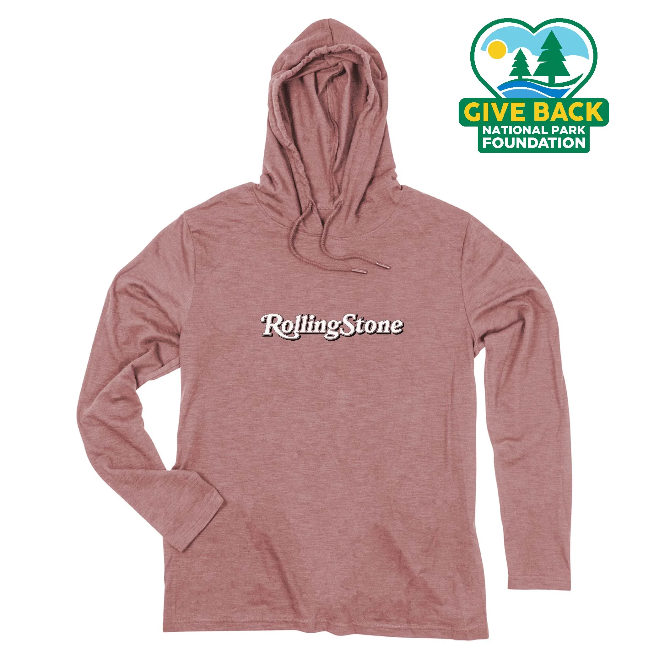 ACE Adult Long Sleeve Slub Hooded T-Shirt view 5