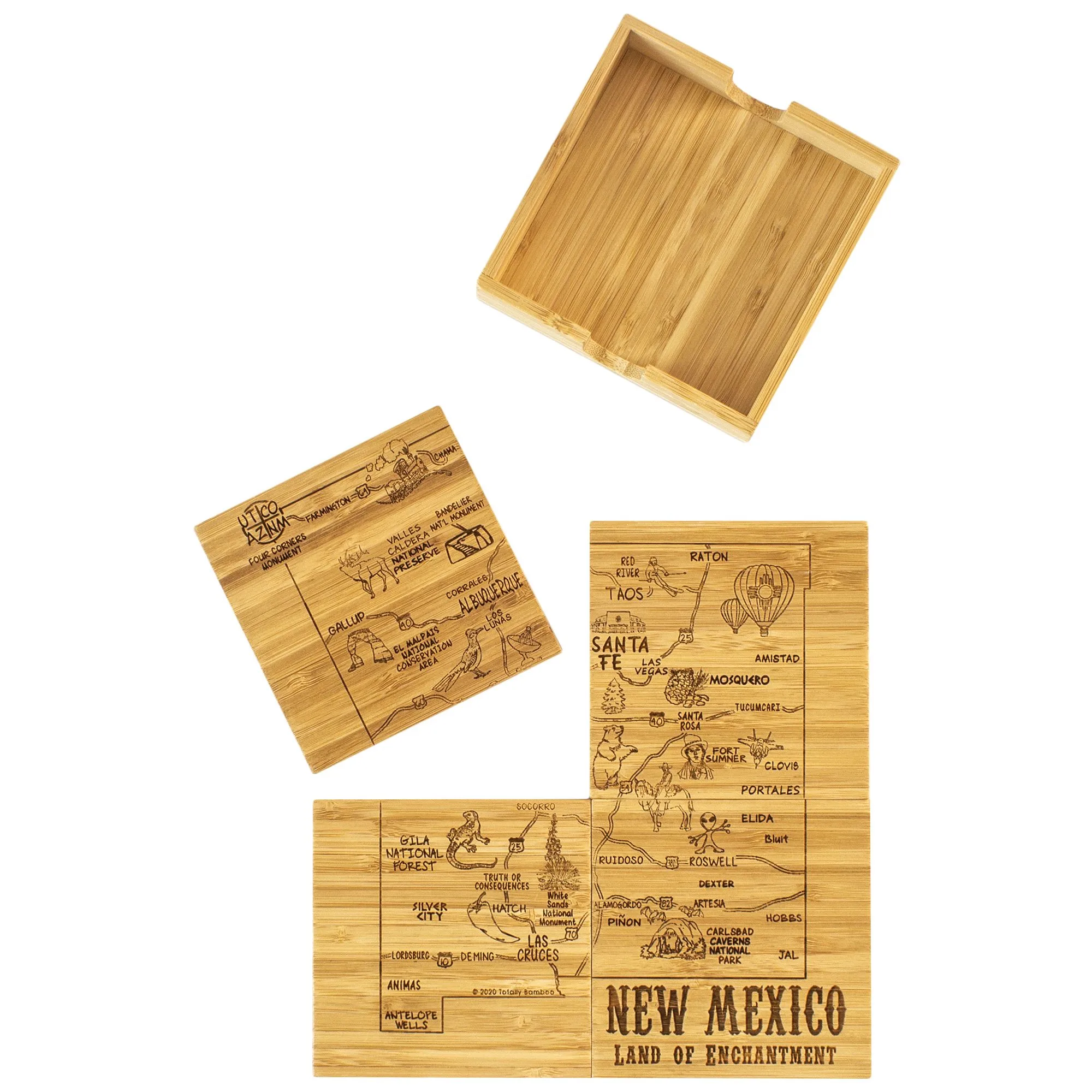 New Mexico Puzzle Coaster Set view 7