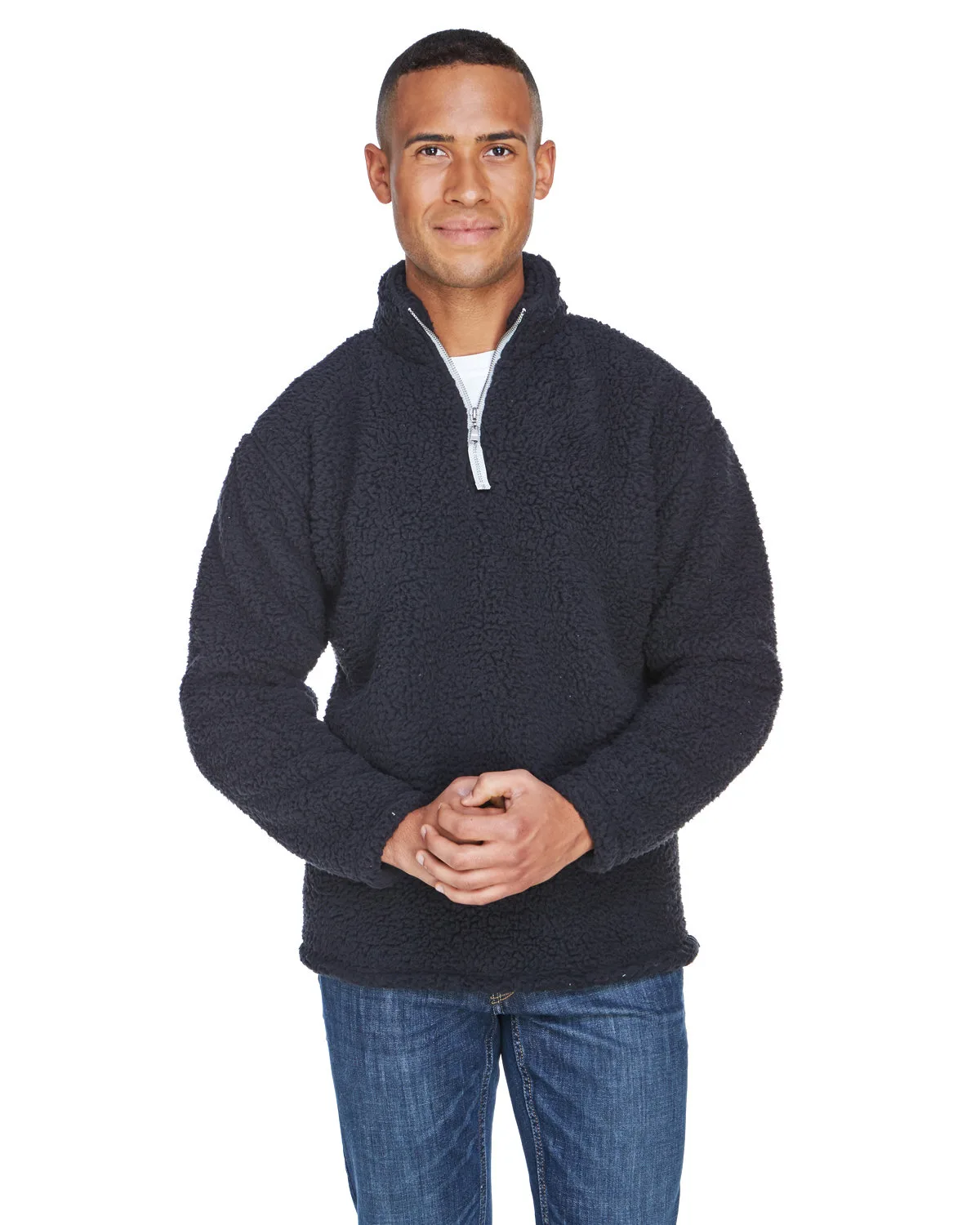 J AMERICA Adult Epic Sherpa Quarter-Zip
