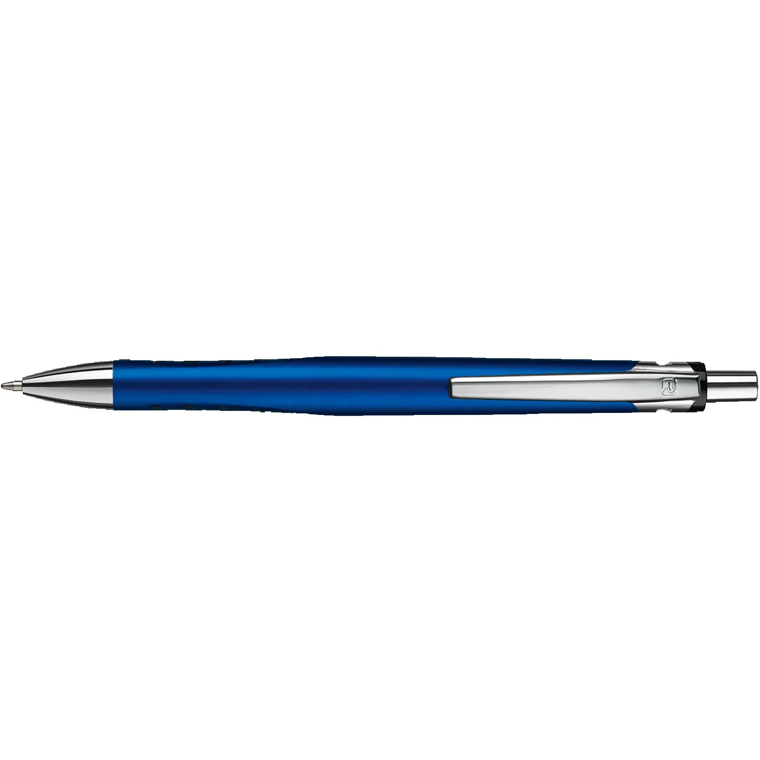 Metallic Blue/Silver/Black Blank Front View