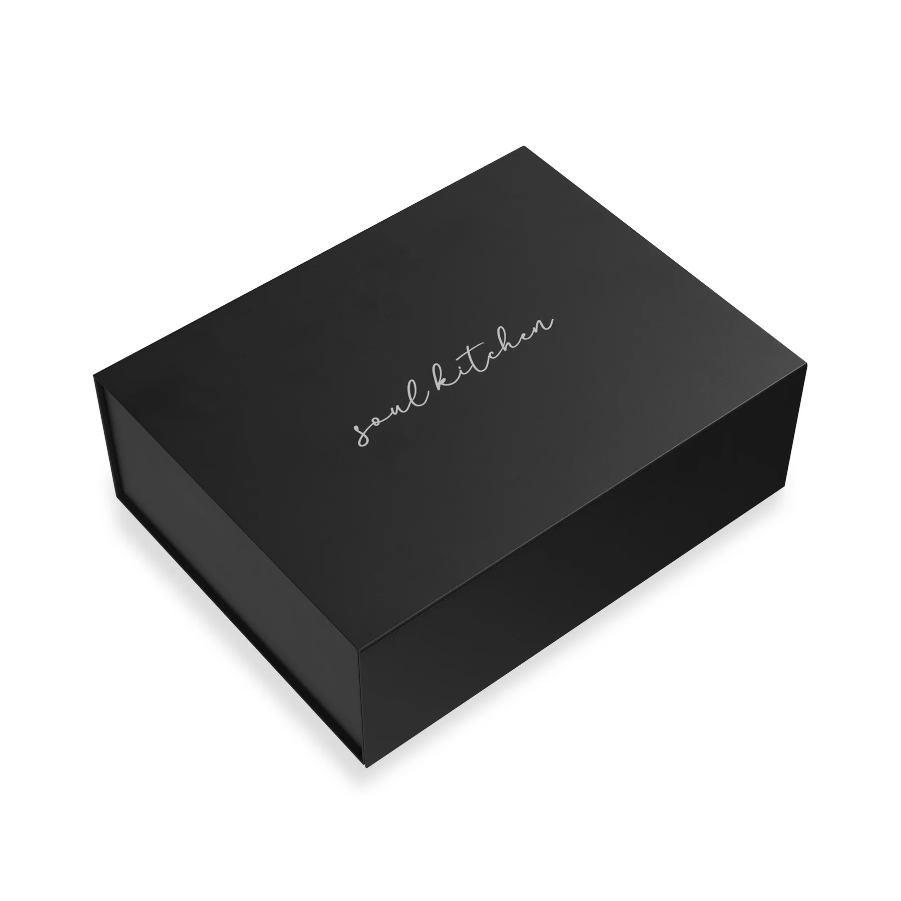 Large Matte Black Magnetic Gift Box view 2