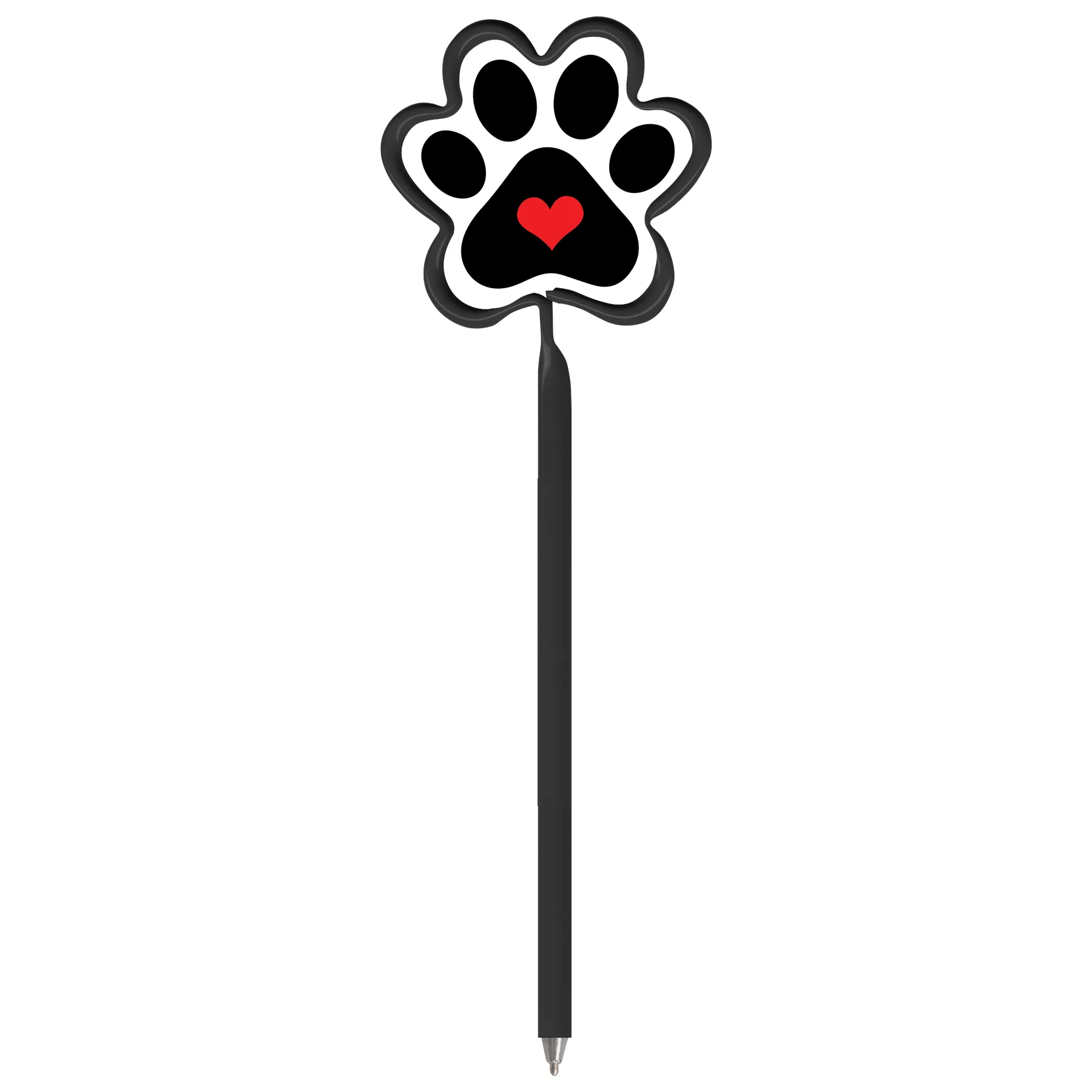 Inkbend Standard Billboard Pens W/ Paw Print Heart Stock Insert view 2