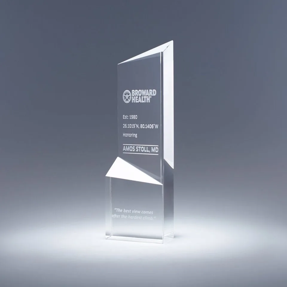 9.5" Contempo Crystal Award
