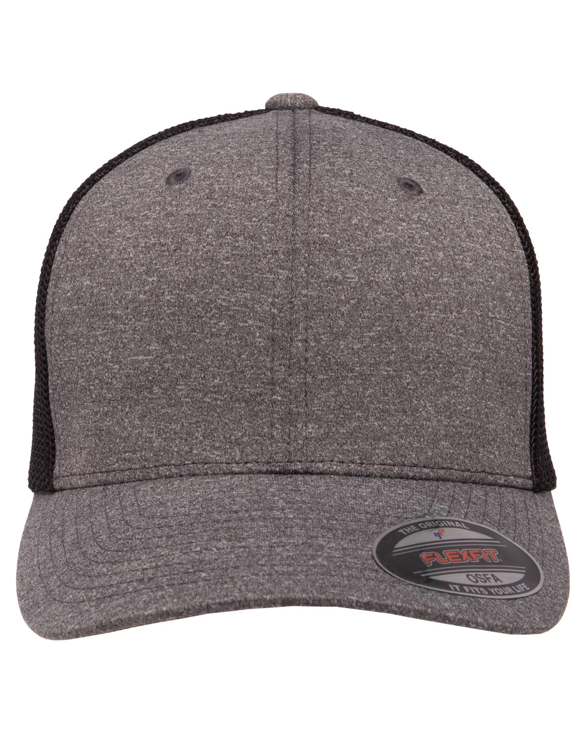 Yupoong Adult Poly Mélange Stretch Mesh Cap