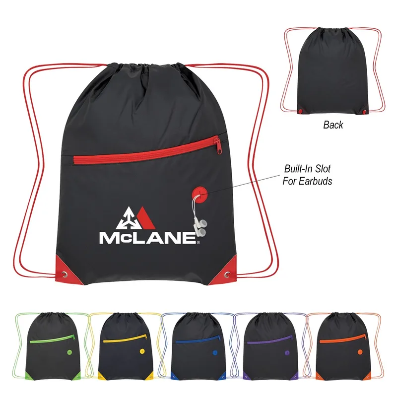 Color Pop Drawstring Bag view 2
