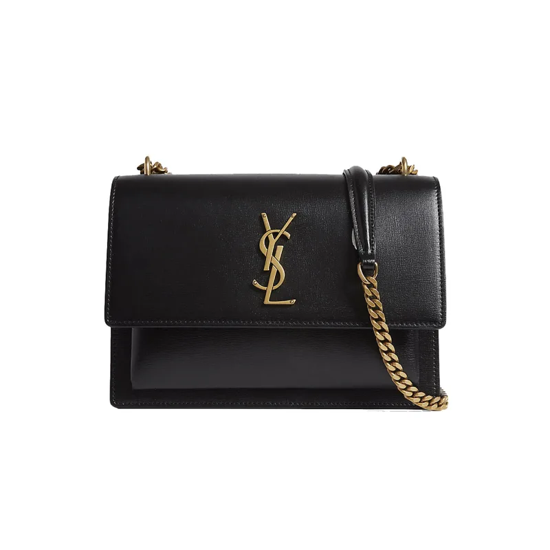 Yves Saint Laurent Sunset Medium Gold Chain Bag