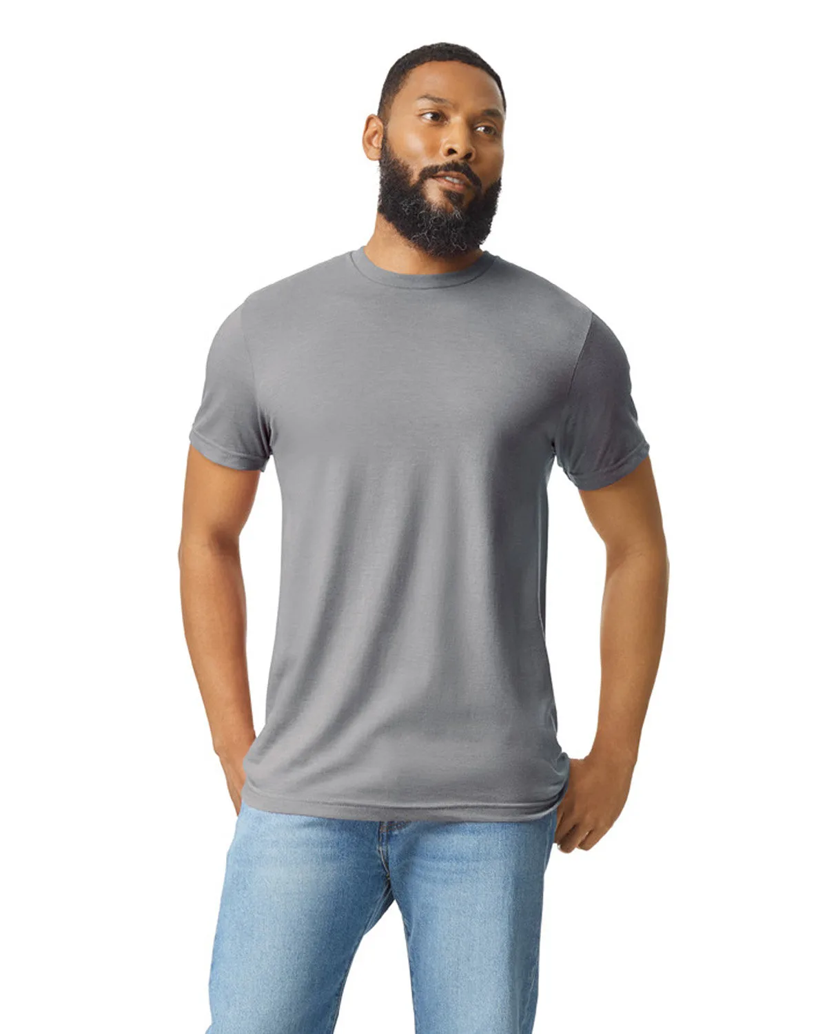 Gildan Adult Softstyle CVC T-Shirt view 3